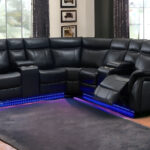 Black Polyester Blend Power Reclining L Shaped Corner Sectional 9 Black Polyester Blend Power Reclining L Shaped Corner Sectional