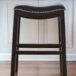 26-Inch Black and Espresso Backless Solid Wood Bar Stool 9 26-Inch Black and Espresso Backless Solid Wood Bar Stool