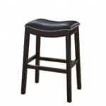 26-Inch Black and Espresso Backless Solid Wood Bar Stool 13 26-Inch Black and Espresso Backless Solid Wood Bar Stool