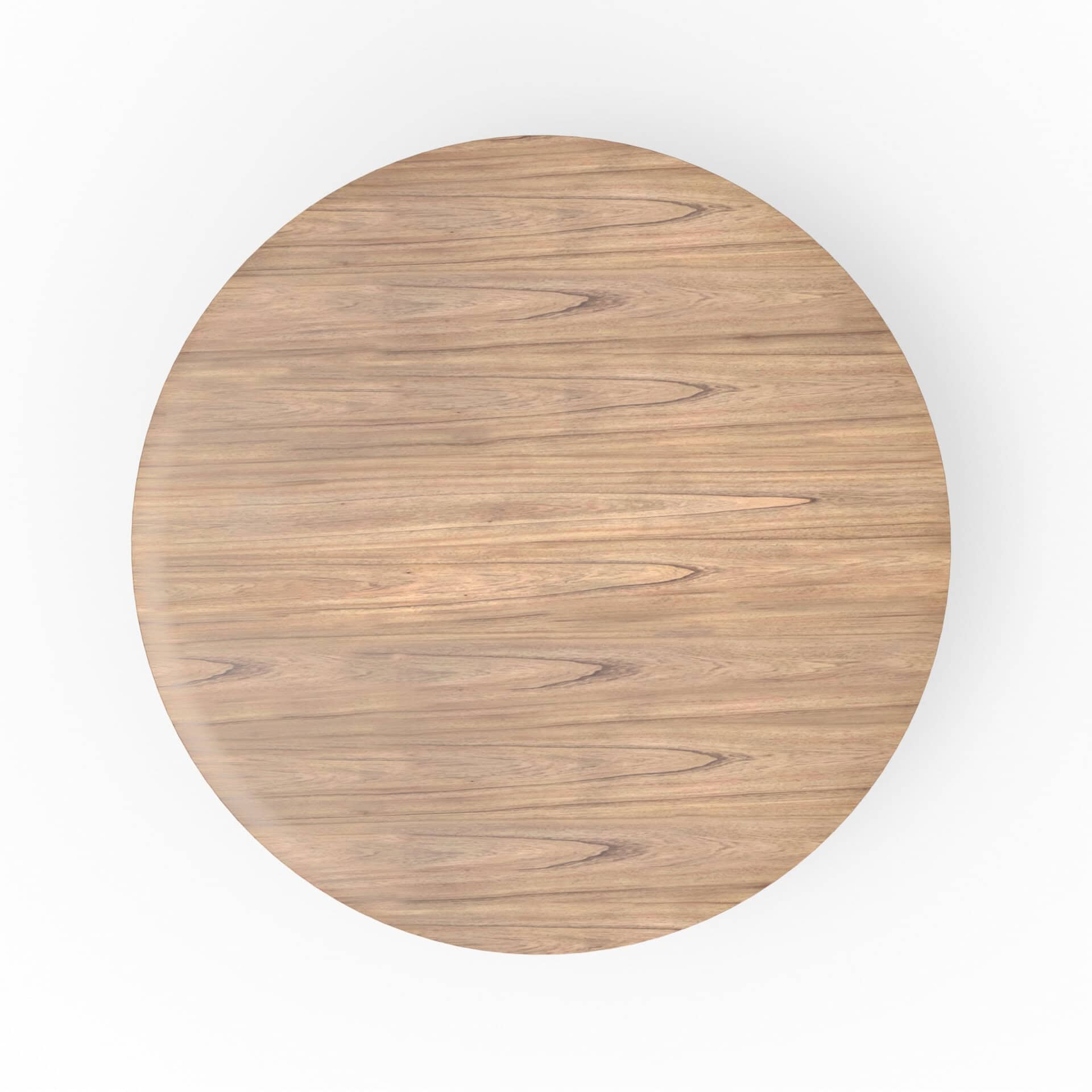 Modern Round Dining Table Natural Solid Rubberwood Mindi Veneer 7 Modern Round Dining Table Natural Solid Rubberwood Mindi Veneer