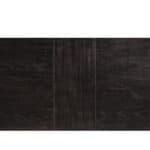 Vintage Black Rubberwood Trestle Dining Table Traditional Style