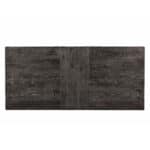 Traditional Charcoal Trestle Dining Table Rubberwood and Mindy Veneer