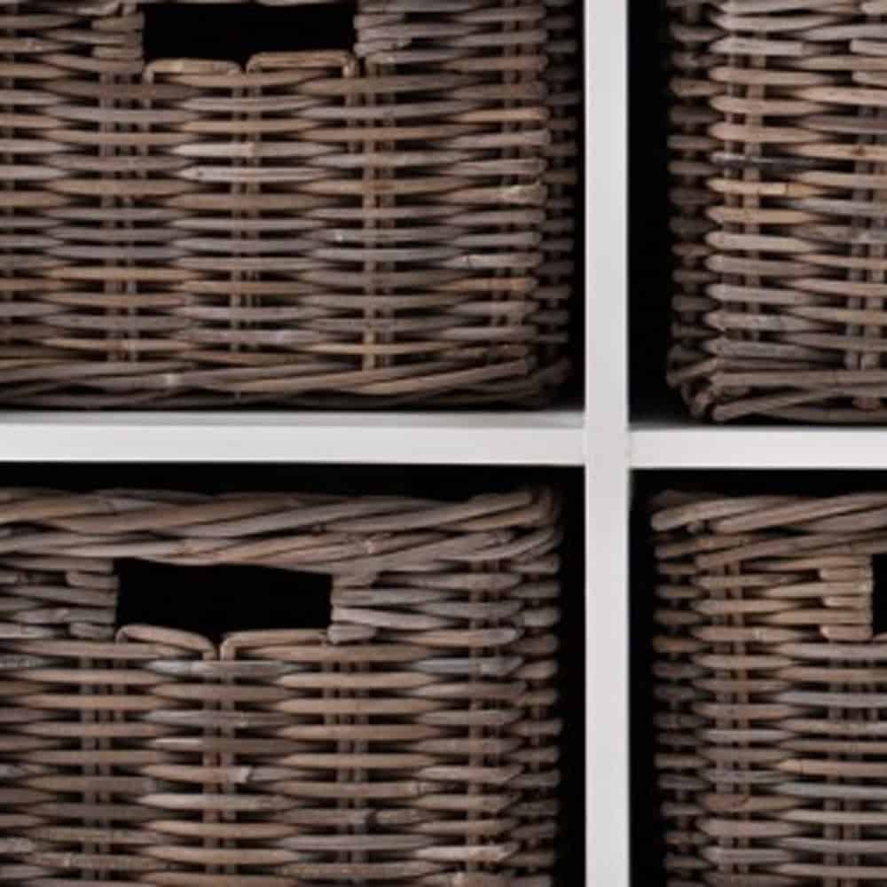 Modern Farmhouse Buffet Server With Storage Baskets (Set of 1) 6 Modern Farmhouse Buffet Server With Storage Baskets (Set of 1) - Image 6