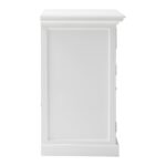 White Modern Farmhouse Accent Cabinet with Two Doors and Drawer 13 White Modern Farmhouse Accent Cabinet with Two Doors and Drawer