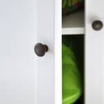 White Modern Farmhouse Accent Cabinet with Two Doors and Drawer 17 White Modern Farmhouse Accent Cabinet with Two Doors and Drawer