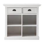 Coastal White Sideboard with Drawers and Rattan Baskets (Set of 1) 10 Coastal White Sideboard with Drawers and Rattan Baskets (Set of 1)