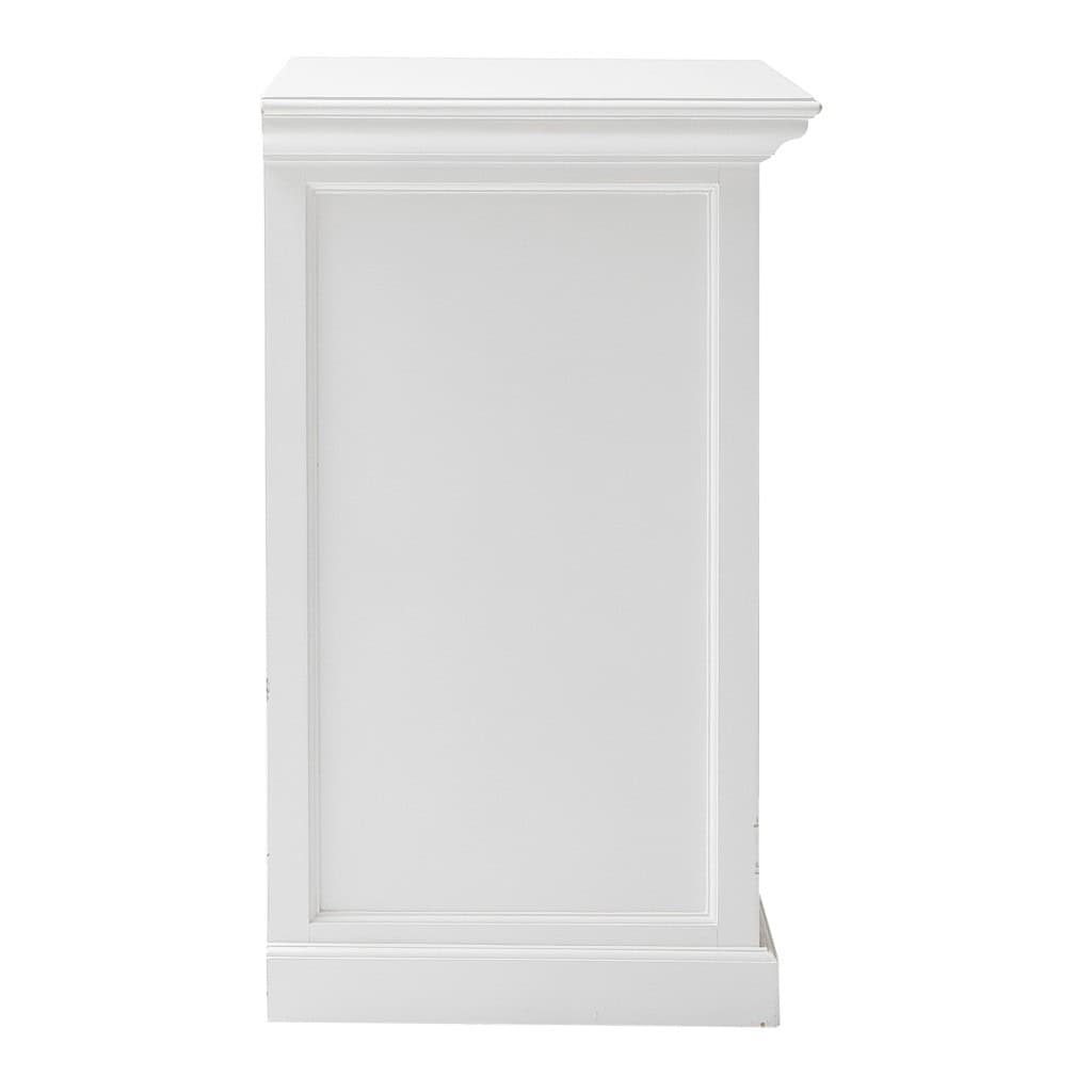 Coastal White Sideboard with Drawers and Rattan Baskets (Set of 1) 7 Coastal White Sideboard with Drawers and Rattan Baskets (Set of 1) - Image 7