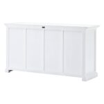 White Solid Wood Sideboard with Four Drawers and Two Doors 14 White Solid Wood Sideboard with Four Drawers and Two Doors