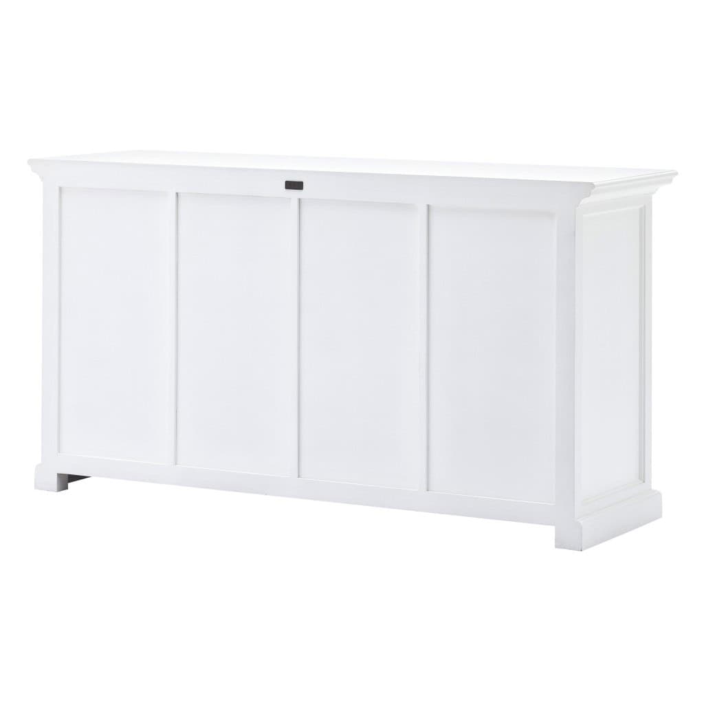 White Solid Wood Sideboard with Four Drawers and Two Doors 5 White Solid Wood Sideboard with Four Drawers and Two Doors - Image 5