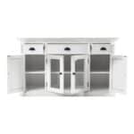 White Glass Door Accent Cabinet With Drawers and Shelving 11 White Glass Door Accent Cabinet With Drawers and Shelving