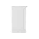 White Glass Door Accent Cabinet With Drawers and Shelving 13 White Glass Door Accent Cabinet With Drawers and Shelving