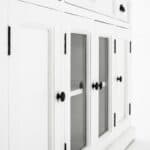 White Glass Door Accent Cabinet With Drawers and Shelving 16 White Glass Door Accent Cabinet With Drawers and Shelving