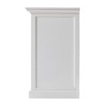 White Wood Buffet Table with Drawers and Open Storage 14 White Wood Buffet Table with Drawers and Open Storage