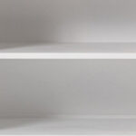 White Wood Buffet Table with Drawers and Open Storage 16 White Wood Buffet Table with Drawers and Open Storage