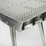 Silver Metal Writing Desk with Aluminum Base and Modern Design 16 Silver Metal Writing Desk with Aluminum Base and Modern Design