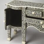 Black Wood Sideboard with Three Drawers and Two Doors 15 Black Wood Sideboard with Three Drawers and Two Doors
