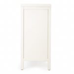 Transitional Style White Solid Wood Sideboard with Two Drawers and Doors 15 Transitional Style White Solid Wood Sideboard with Two Drawers and Doors