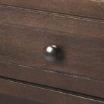 Modern Coffee Console Cabinet with Storage and Drawers