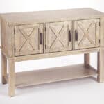 Rustic Gray Wood Buffet Cabinet with Barn Door Design 12 Rustic Gray Wood Buffet Cabinet with Barn Door Design