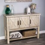 Rustic Gray Wood Buffet Cabinet with Barn Door Design 18 Rustic Gray Wood Buffet Cabinet with Barn Door Design