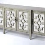 Olive Gray Mirrored Sideboard with Storage and Contemporary Design 10 Olive Gray Mirrored Sideboard with Storage and Contemporary Design