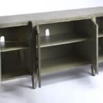 Olive Gray Mirrored Sideboard with Storage and Contemporary Design 13 Olive Gray Mirrored Sideboard with Storage and Contemporary Design
