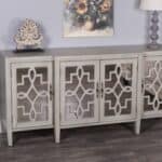 Olive Gray Mirrored Sideboard with Storage and Contemporary Design 16 Olive Gray Mirrored Sideboard with Storage and Contemporary Design