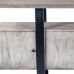 Gray Solid Wood Sideboard with Four Doors and Shelves 18 Gray Solid Wood Sideboard with Four Doors and Shelves