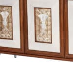 Brown Solid Wood Sideboard with Doors and Shelves (Single)
