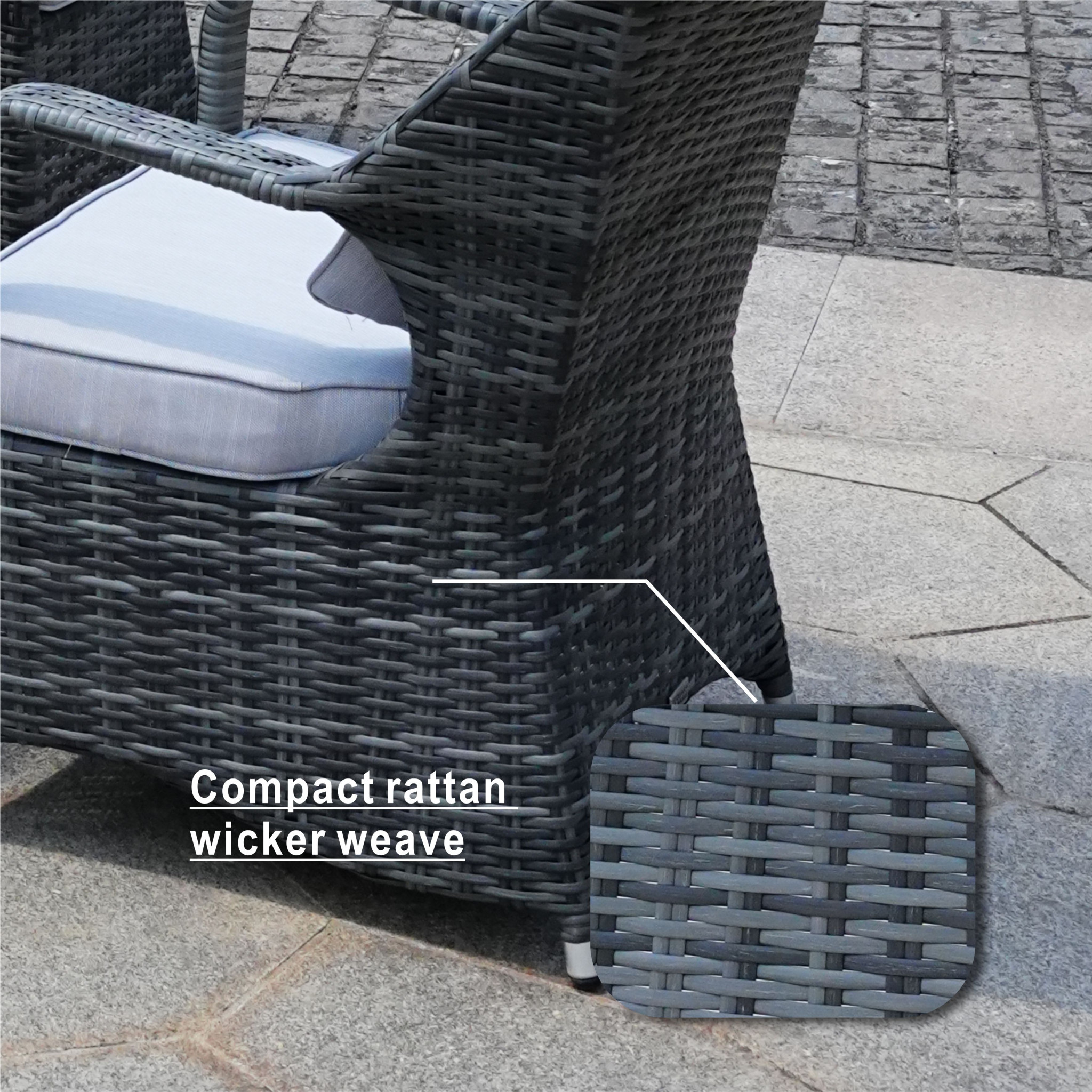 Gray Round Glass Dining Set with Sideboard, Five-Piece 14 Gray Round Glass Dining Set with Sideboard, Five-Piece