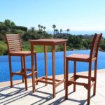 49" Tan Indoor Outdoor Bar Stool With Footrest
