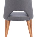 Modern Gray Dining Chair with Ash Wood Legs (Set of 2) 11 Modern Gray Dining Chair with Ash Wood Legs (Set of 2)