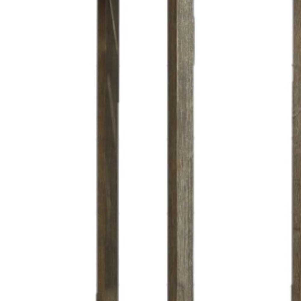 24" Gray Solid Wood Square Outdoor Bar Table 2 24" Gray Solid Wood Square Outdoor Bar Table - Image 2