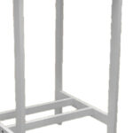 24" White Solid Wood Square Outdoor Bar Table 9 24" White Solid Wood Square Outdoor Bar Table