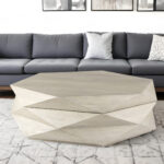48 Inch Solid Wood Hexagon Lift Top Coffee Table 10 48 Inch Solid Wood Hexagon Lift Top Coffee Table