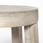 26 Inch Brown Backless Counter Height Bar Stool With Footrest