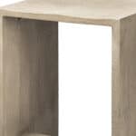 30-Inch Brown Wood Backless Counter Height Bar Stool with Footrest