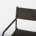 26-Inch Brown Fabric Seat Black Frame Bar Stool 17 26-Inch Brown Fabric Seat Black Frame Bar Stool