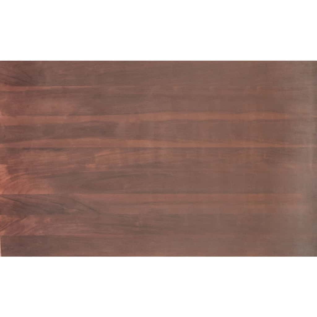 46 Inch Brown Solid Wood Writing Desk with Storage Drawer 7 46 Inch Brown Solid Wood Writing Desk with Storage Drawer - Image 7