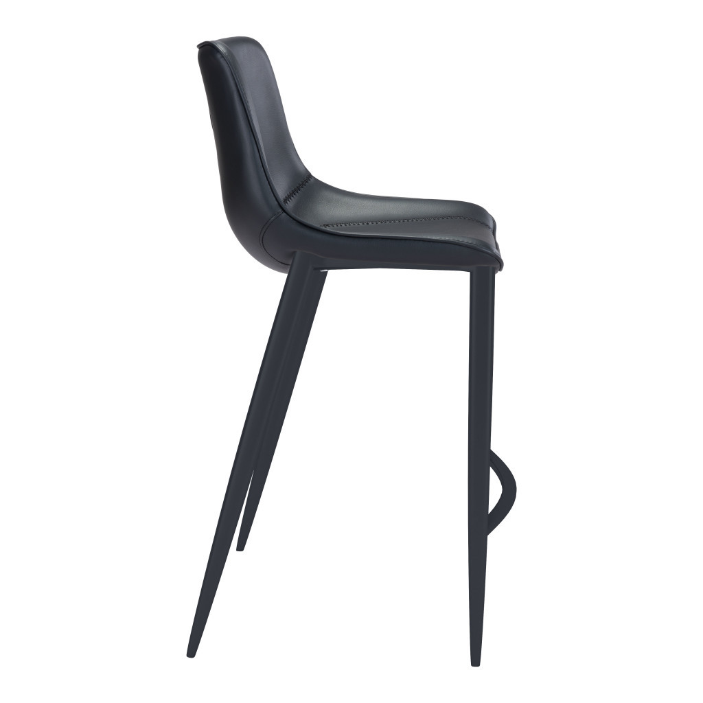 30 Inch Black Steel Low Back Bar Stools (Set of 2) 8 30 Inch Black Steel Low Back Bar Stools (Set of 2) - Image 8