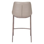 26 Inch Gray and Brown Steel Low Back Bar Stools (Set of 2) 16 26 Inch Gray and Brown Steel Low Back Bar Stools (Set of 2)