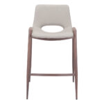26 Inch Beige and Brown Steel Counter Height Bar Stools (Set of 2) 13 26 Inch Beige and Brown Steel Counter Height Bar Stools (Set of 2)