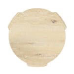 Modern Driftwood Round End Table Rubberwood and Oak Veneer 13 Modern Driftwood Round End Table Rubberwood and Oak Veneer