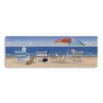 60" x 20" Dogs Beach Day Canvas Wall Art 8 60" x 20" Dogs Beach Day Canvas Wall Art