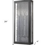 Charleston Oil-Rubbed Bronze 3-Light Shadowbox Wall Light