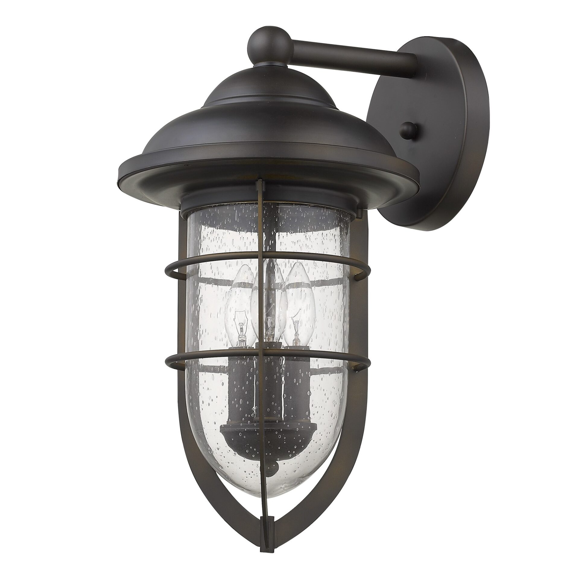 Dylan Nautical Oil-Rubbed Bronze 3-Light Wall Sconce 1 Dylan Nautical Oil-Rubbed Bronze 3-Light Wall Sconce