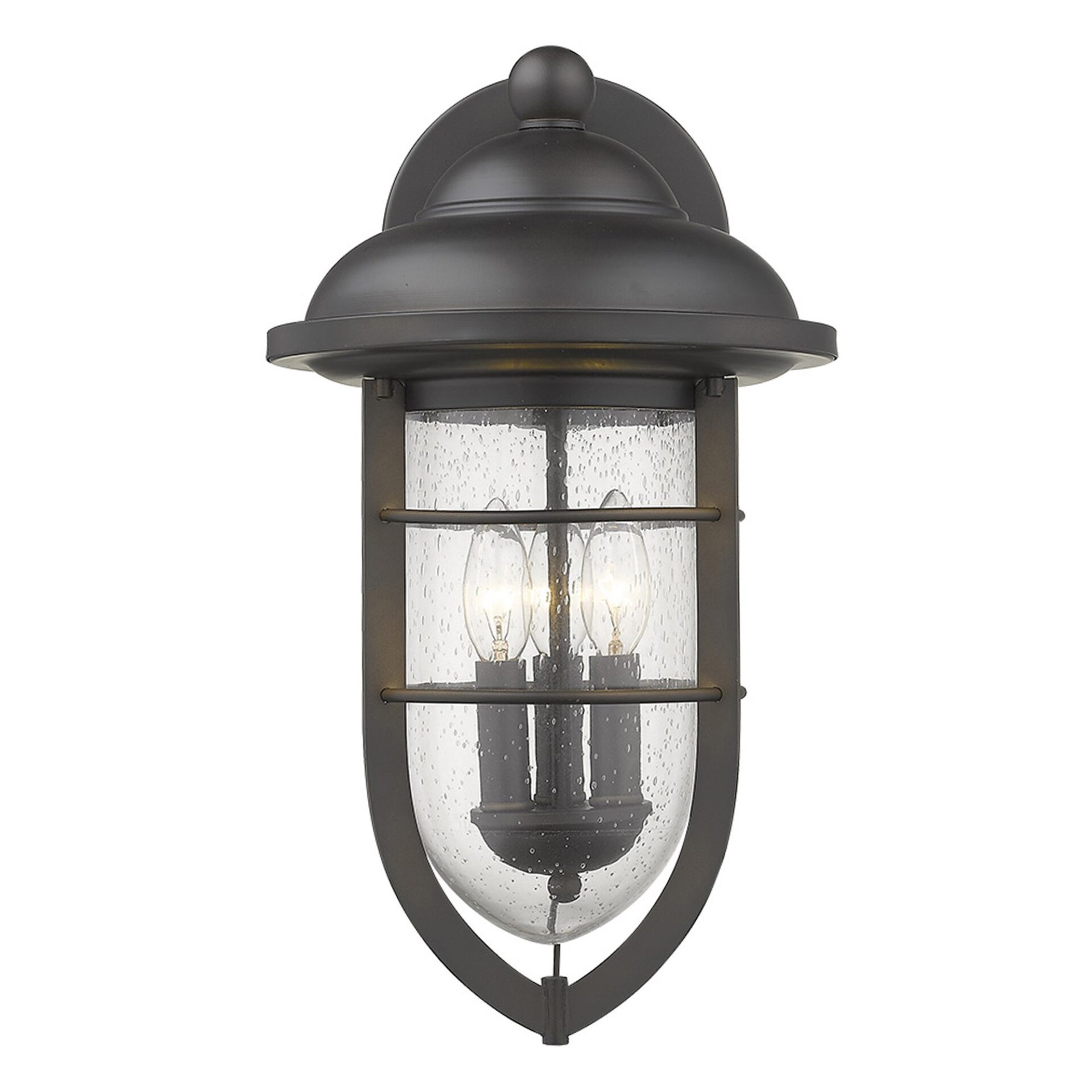 Dylan Nautical Oil-Rubbed Bronze 3-Light Wall Sconce 4 Dylan Nautical Oil-Rubbed Bronze 3-Light Wall Sconce - Image 4