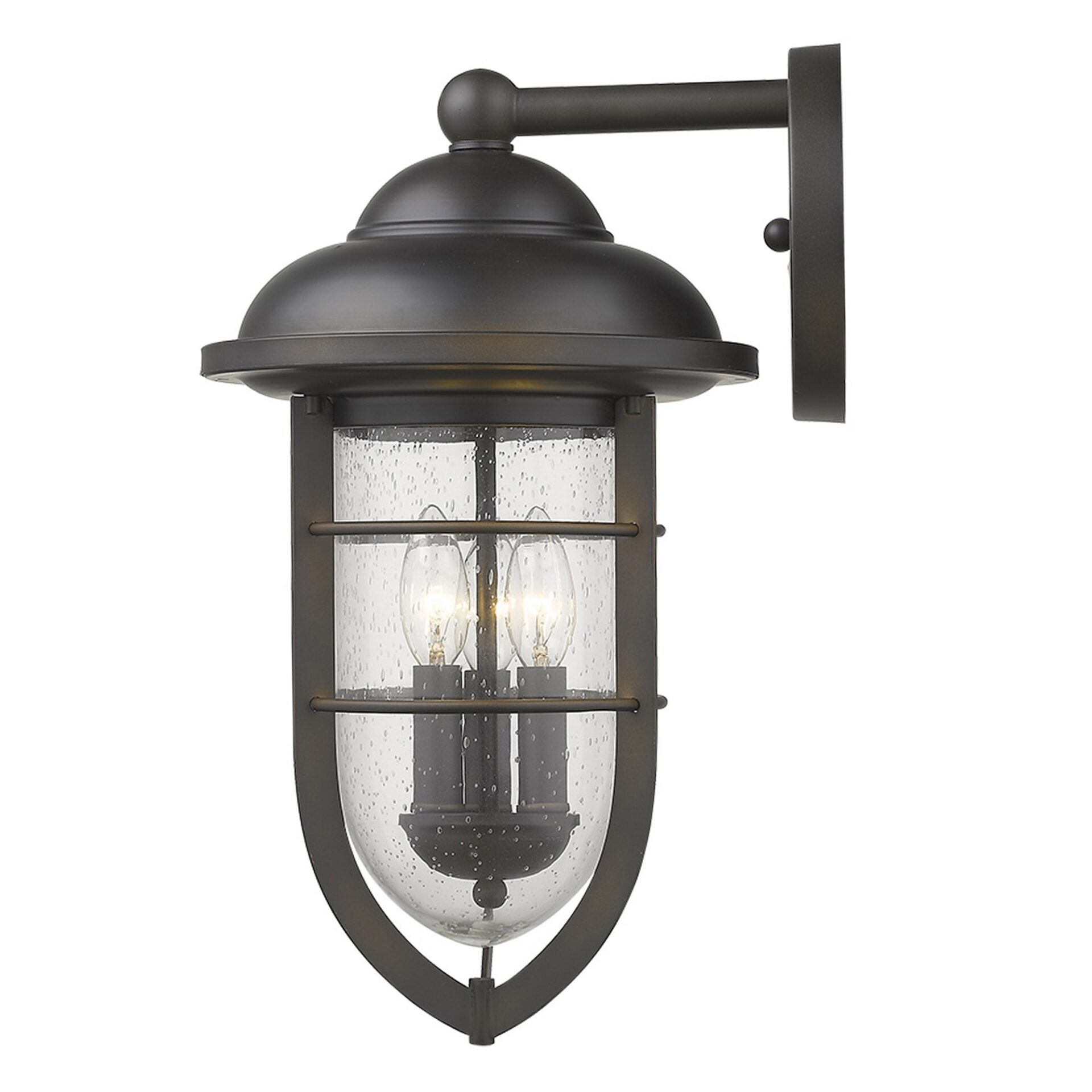 Dylan Nautical Oil-Rubbed Bronze 3-Light Wall Sconce 5 Dylan Nautical Oil-Rubbed Bronze 3-Light Wall Sconce - Image 5