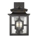 Calvert Oil-Rubbed Bronze 3-Light Exterior Wall Sconce