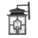 Calvert Oil-Rubbed Bronze Exterior Wall Light with Seedy Glass 13 Calvert Oil-Rubbed Bronze Exterior Wall Light with Seedy Glass